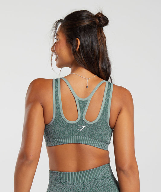 Marl Seamless Scoop Bra - US 6725