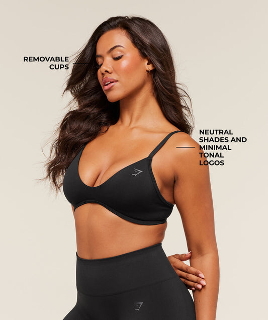 Soft Sculpt V-neck Sports Bra - US 8588