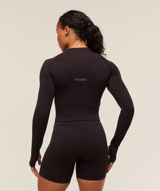 Activate Long Sleeve Crop Top - US 0794