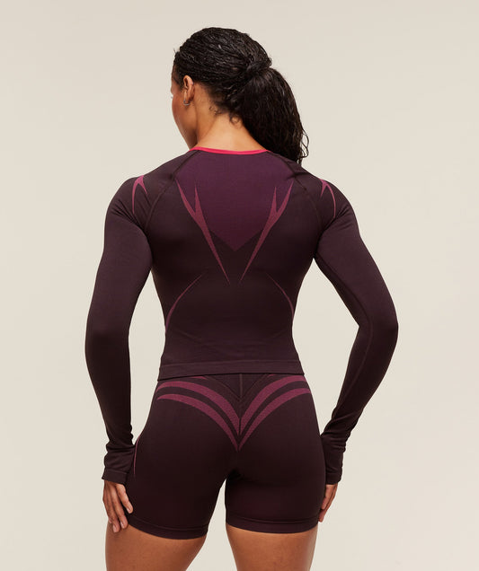 Apex Lift Seamless Long Sleeve Crop Top - US 8329