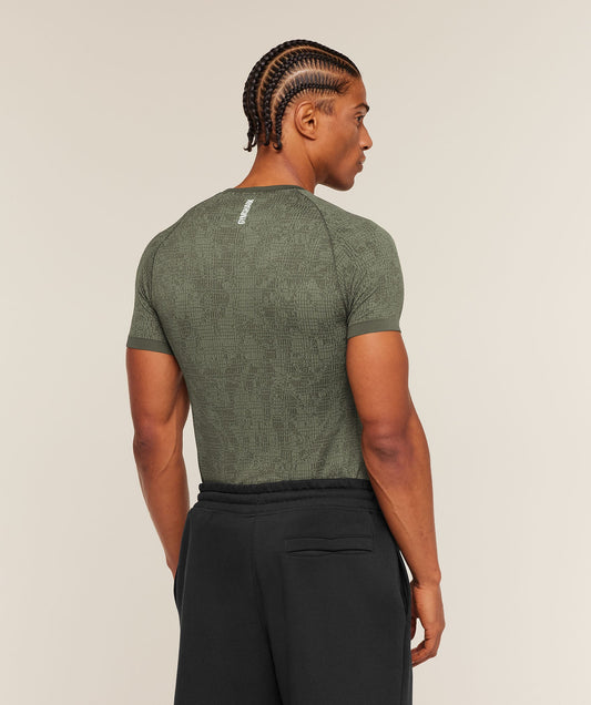 Geo Seamless Grid T-Shirt - US 1606