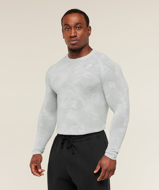Geo Seamless Long Sleeve T-Shirt - US 0894