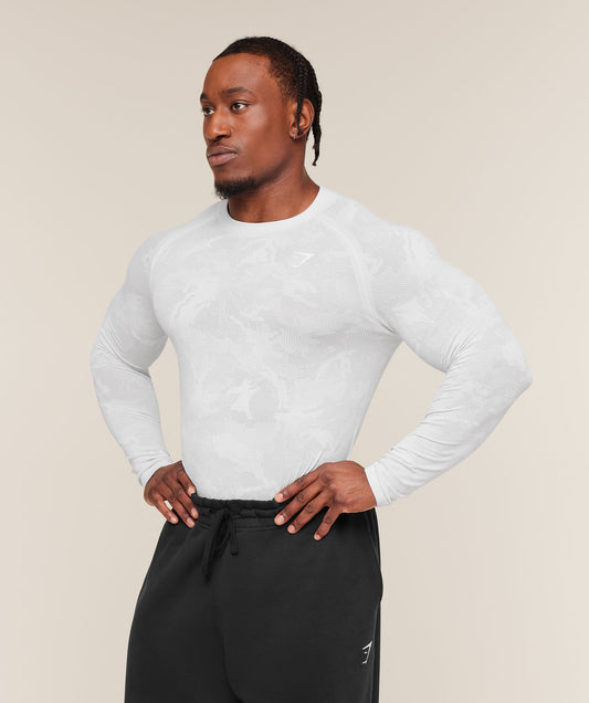 Geo Seamless Long Sleeve T-Shirt - US 3533