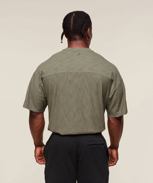 Lightweight Slub Textured T-Shirt - US 5430