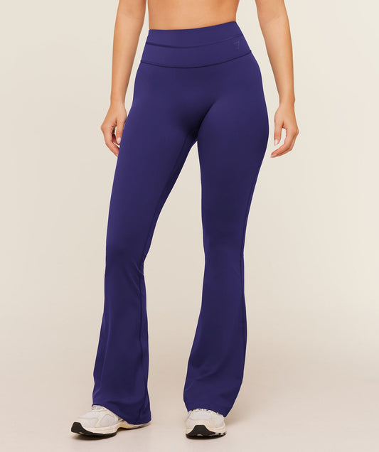 Crossover Back Flared Leggings - US 6915