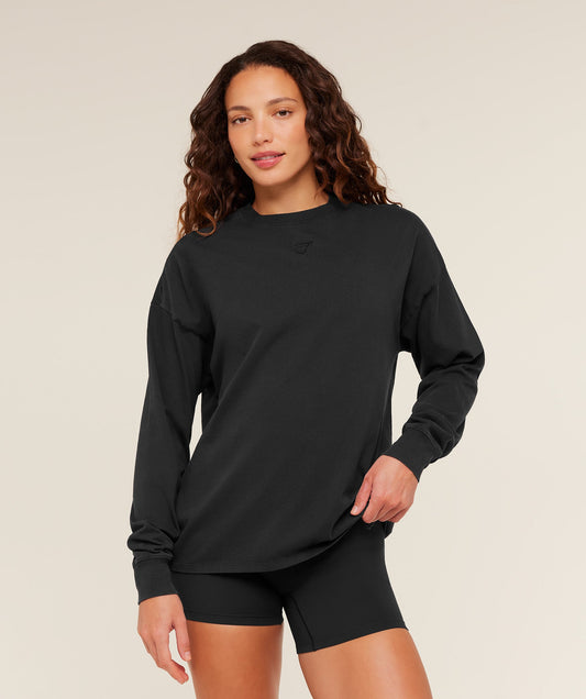 Power Washed Long Sleeve Top - US 8561