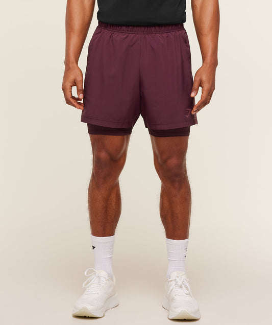 Sport 5\" 2 in 1 Shorts - US 7242