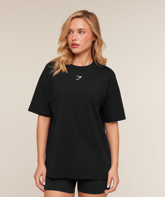 Trace Graphic Oversized T-Shirt - US 4220