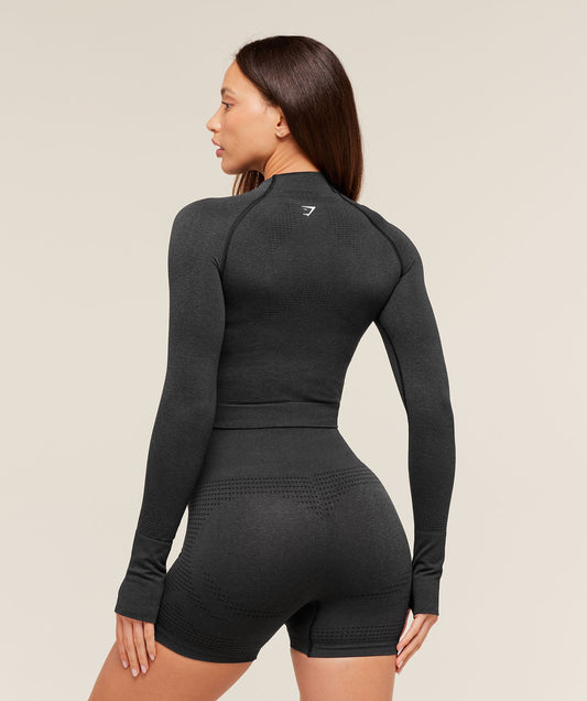 Vital Seamless Midi Zip 2.0 Pullover - US 0136