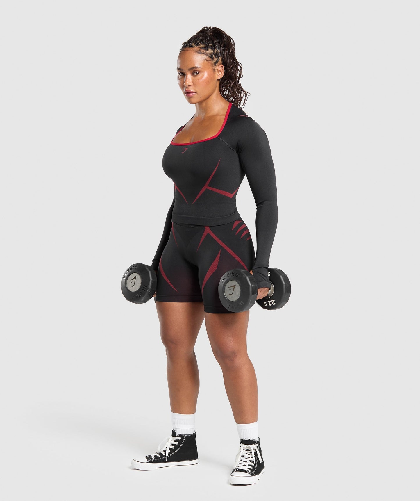 Apex Lift Seamless Long Sleeve Crop Top - US 0687
