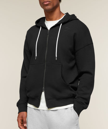 Campus Crest Zip Through Hoodie - US 0642