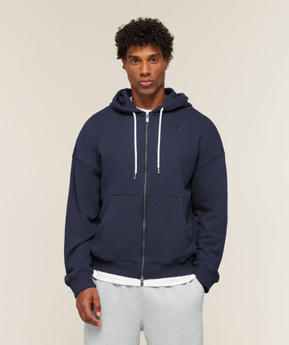 Campus Crest Zip Through Hoodie - US 2512