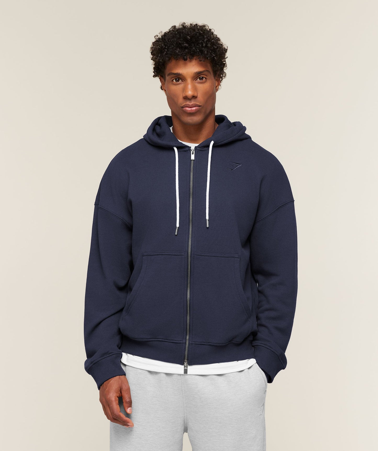 Campus Crest Zip Through Hoodie - US 0642