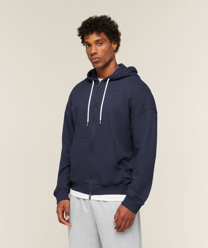Campus Crest Zip Through Hoodie - US 2512