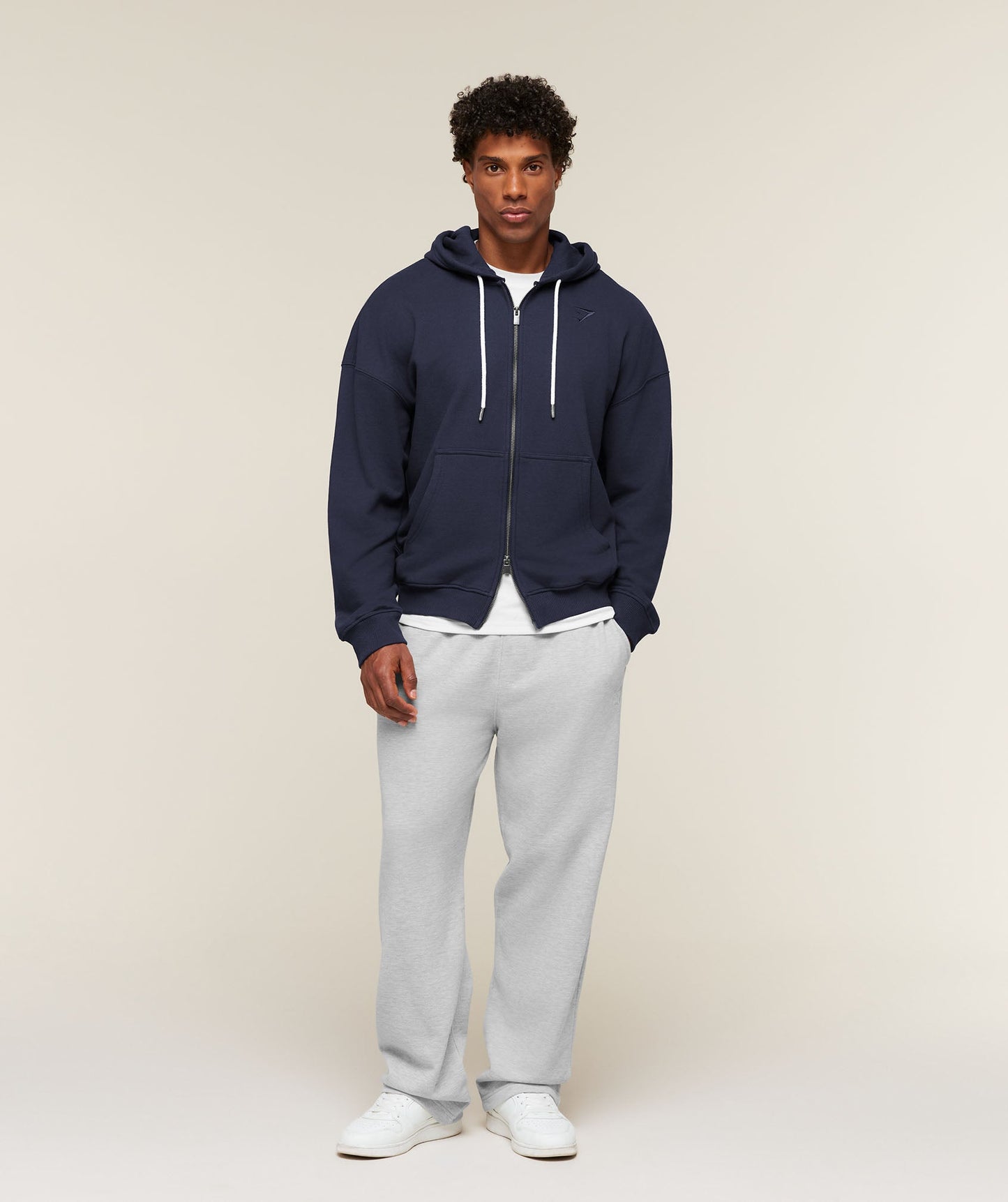 Campus Crest Zip Through Hoodie - US 2512