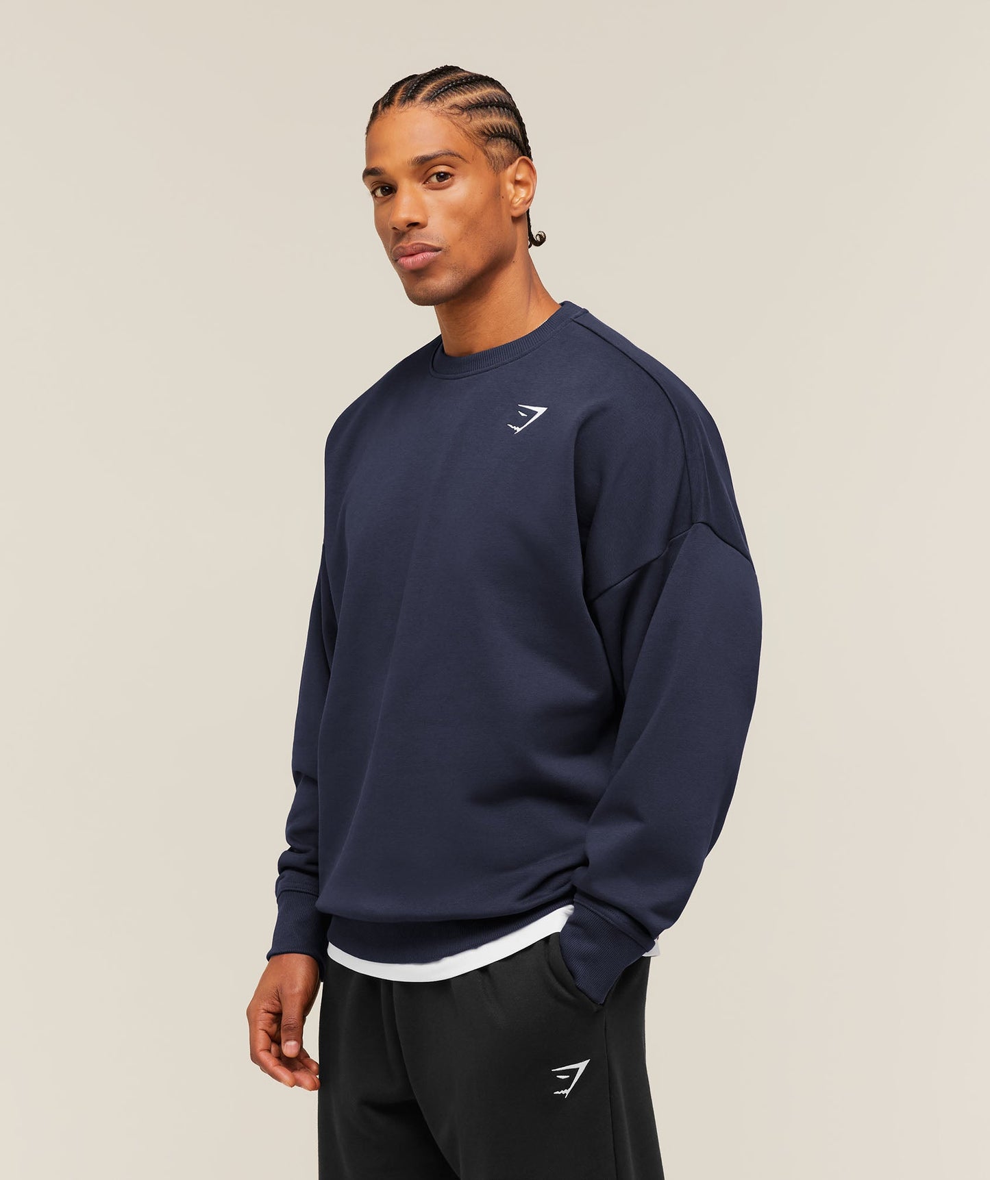 Oversized Crest Crew - US 3962
