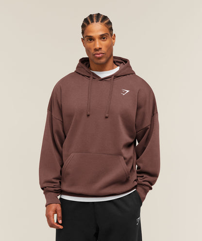 Crest Oversized Hoodie - US 0296