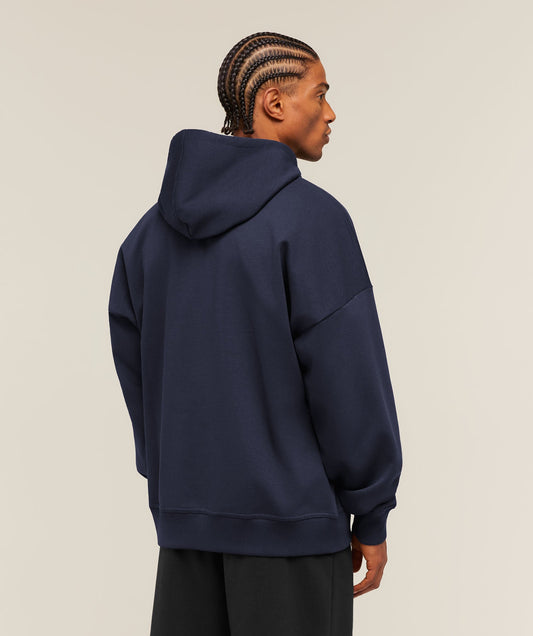 Crest Oversized Zip Up Hoodie - US 0627