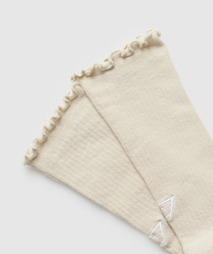 Frill Crew Single Sock - US 5595