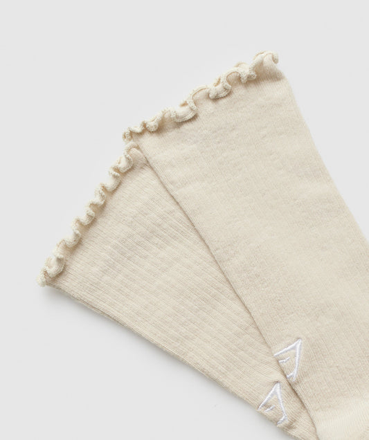 Frill Crew Single Sock - US 5595