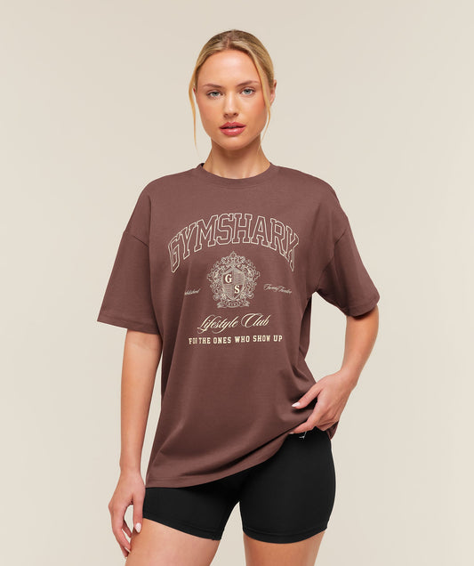 College Crest Graphic T-Shirt - US 6111