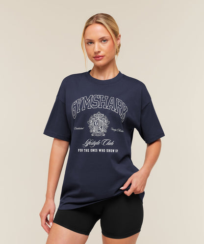 College Crest Graphic T-Shirt - US 4159