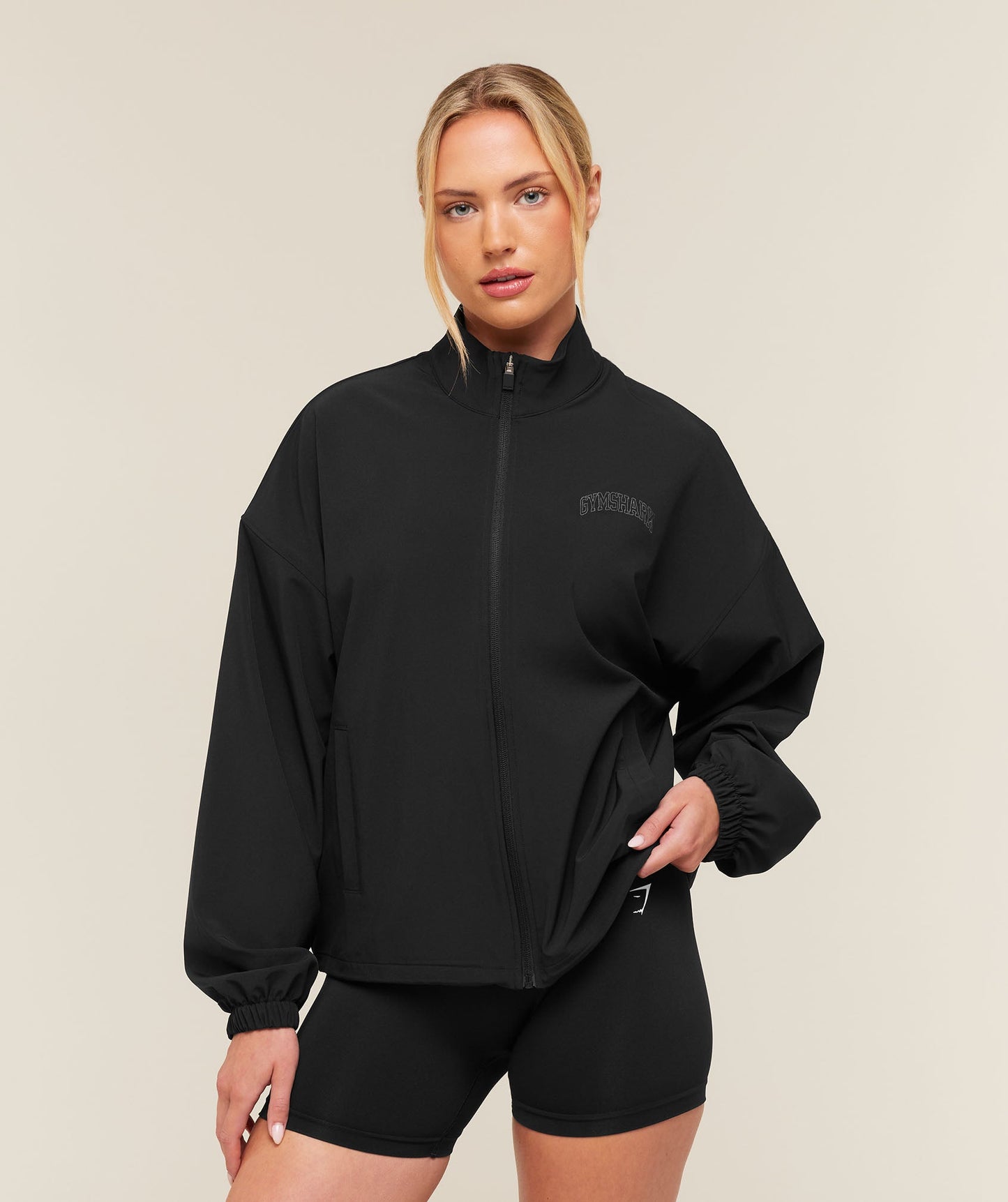 College Crest Graphic Track Jacket - US 8820