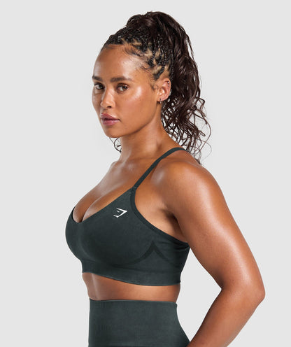 Gains Seamless Washed Sports Bra - US 7987