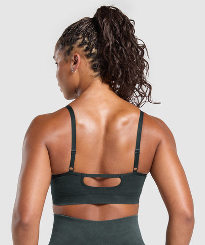Gains Seamless Washed Sports Bra - US 7987