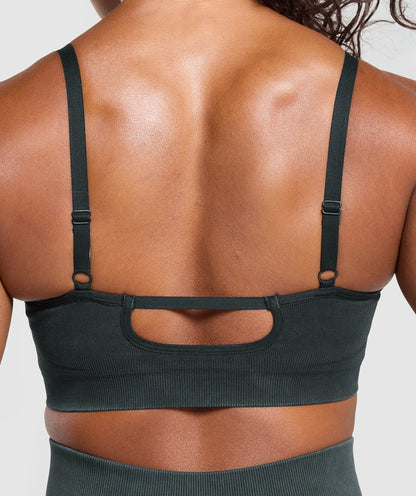 Gains Seamless Washed Sports Bra - US 7987