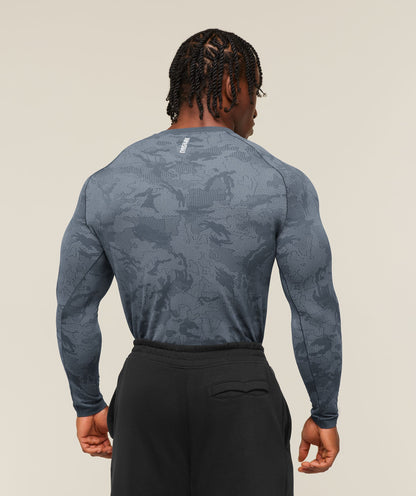 Geo Seamless Long Sleeve T-Shirt - US 9334