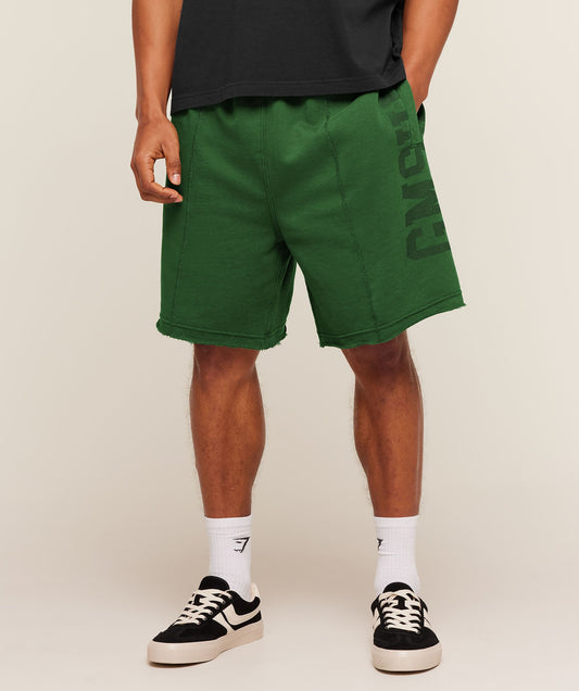 Accent Graphic Sweat Shorts - US 8214