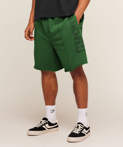 Accent Graphic Sweat Shorts - US 8214