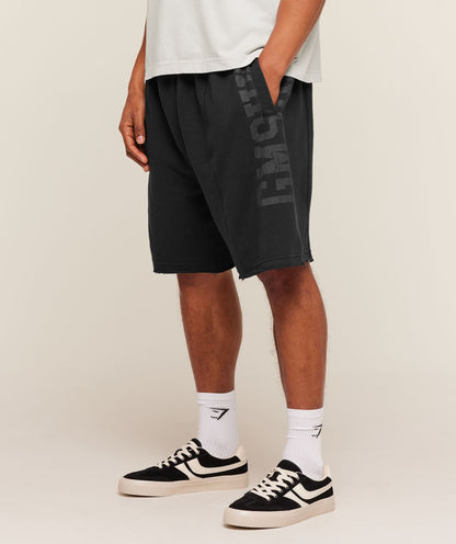 Accent Graphic Sweat Shorts - US 8610