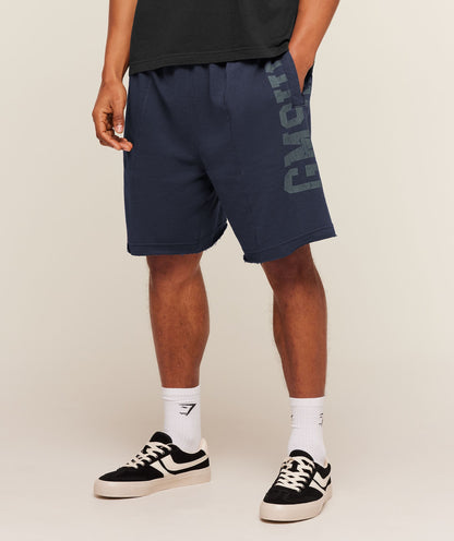 Accent Graphic Sweat Shorts - US 4070