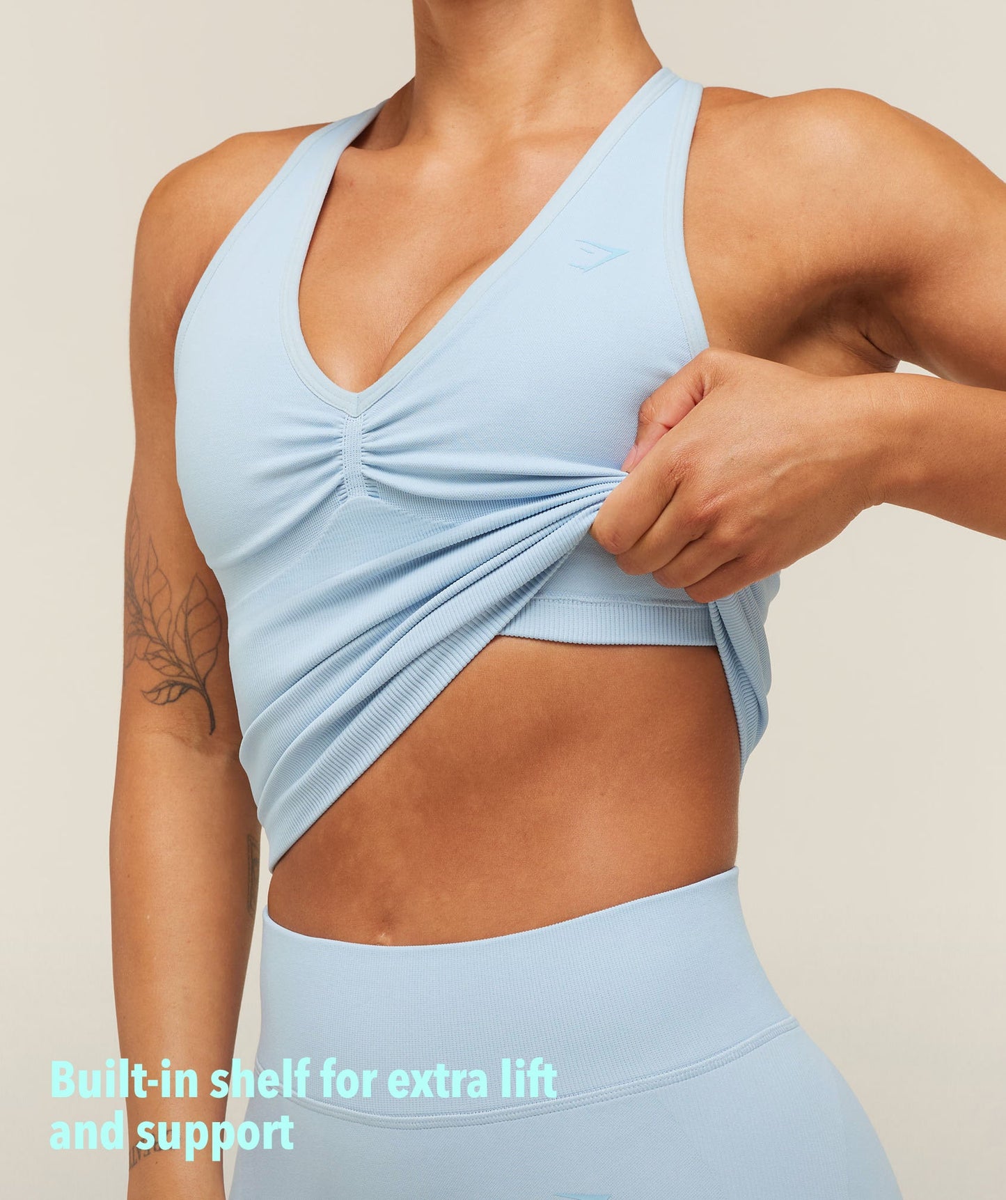 Lift Seamless Tank with Shelf - US 9376