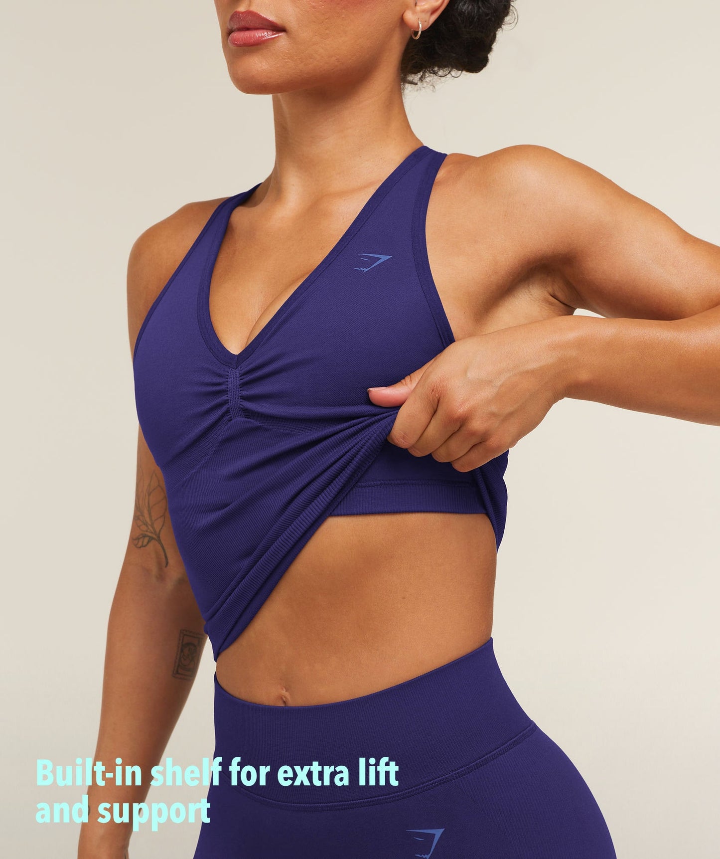 Lift Seamless Tank with Shelf - US 6127