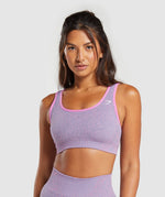 Marl Seamless Scoop Bra - US 2035