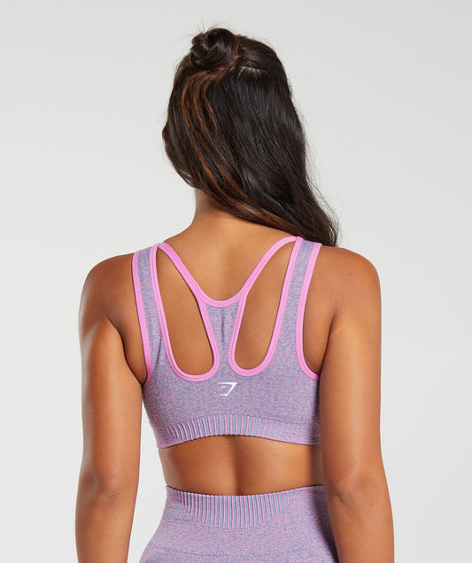 Marl Seamless Scoop Bra - US 2035