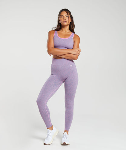 Marl Seamless Scoop Bra - US 2035