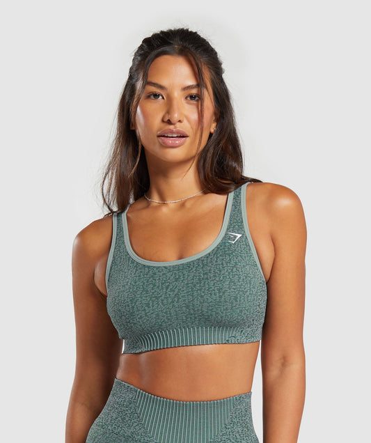 Marl Seamless Scoop Bra - US 6725