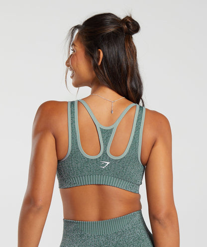 Marl Seamless Scoop Bra - US 6725