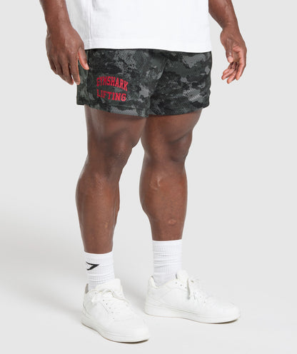 Lifting Mesh 5\" Shorts - US 8201