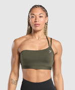 One Shoulder Sports Bra - US 6527