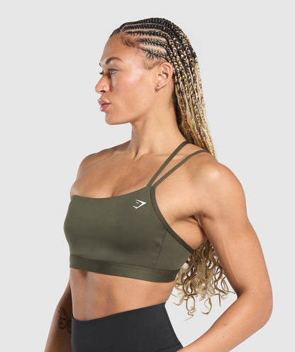 One Shoulder Sports Bra - US 6527