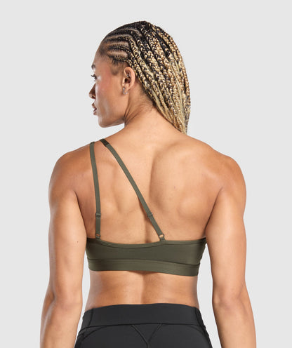 One Shoulder Sports Bra - US 6527
