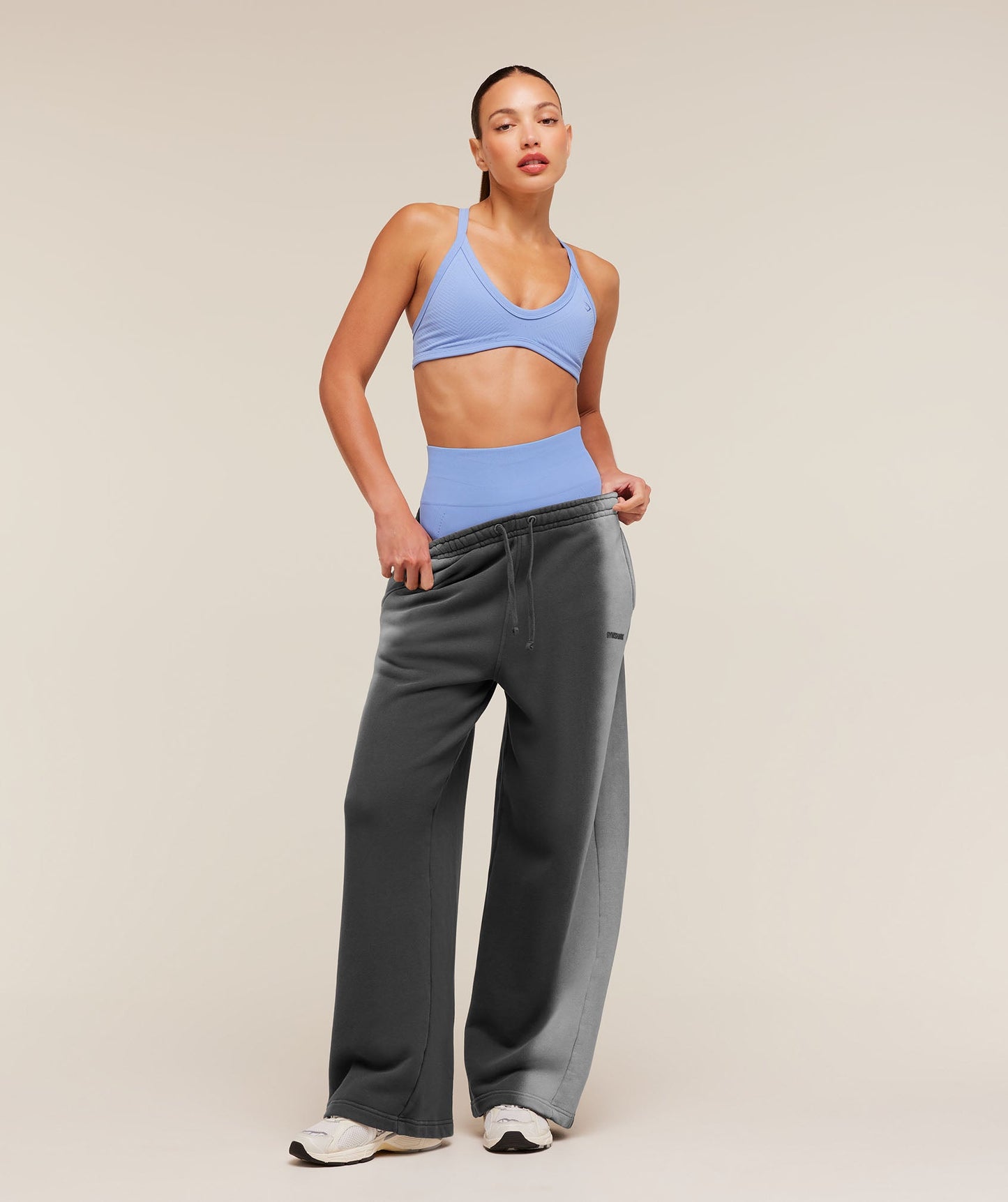 Pump Washed Straight Leg Joggers - US 8666