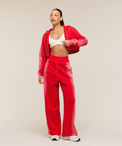 Pump Washed Zip Through Hoodie - US 5715