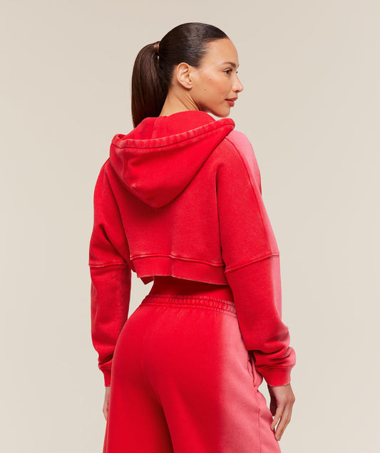 Pump Washed Zip Through Hoodie - US 5715