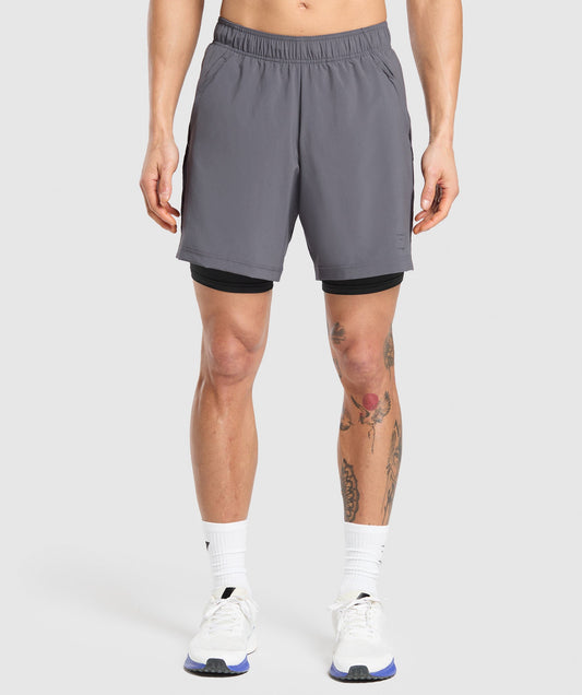 Sport 7\" 2 in 1 Shorts - US 1955